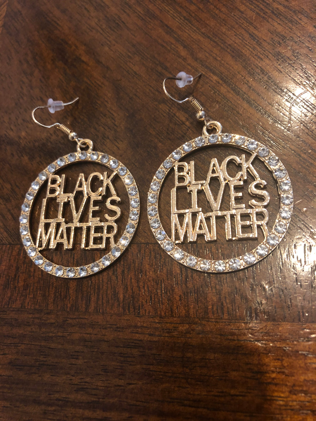 Black Lives Matter (Gold) rhinestones